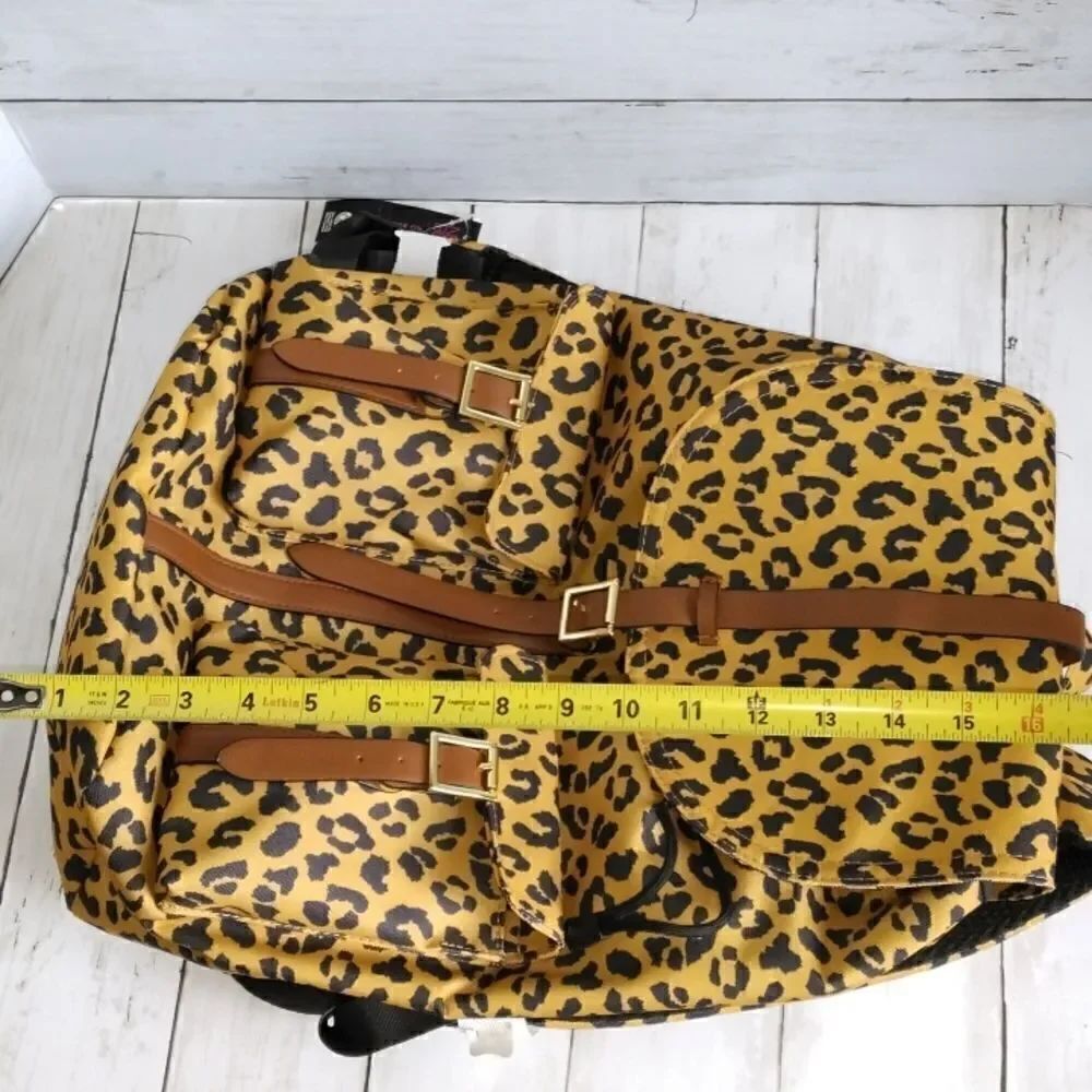 Cargo Cheetah Print Backpack Bag Purse - Picture 10 of 11